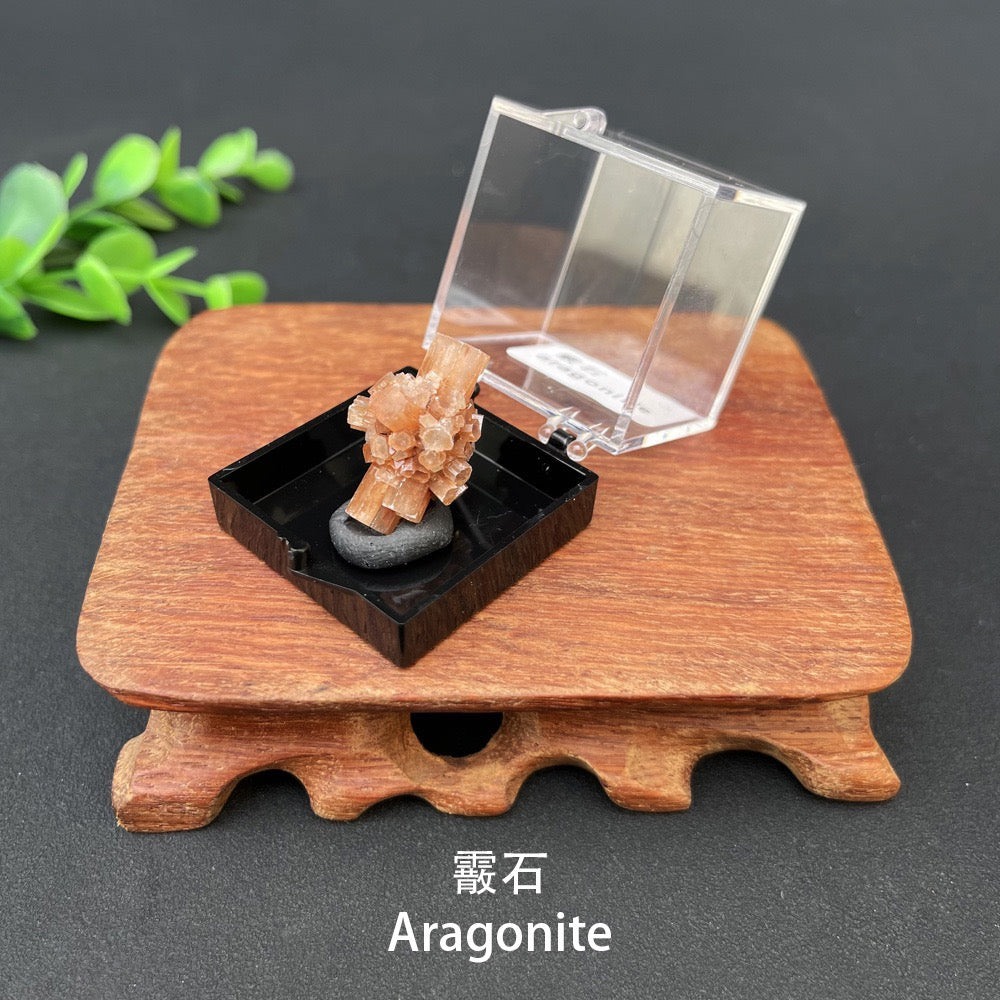 Micro Mineral Box Raw Crystal GemstoneCollection Box