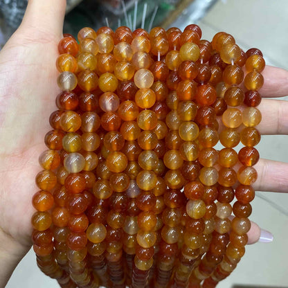 #1 Round Aagte Beads 6mm/8mm/10mm/12mm