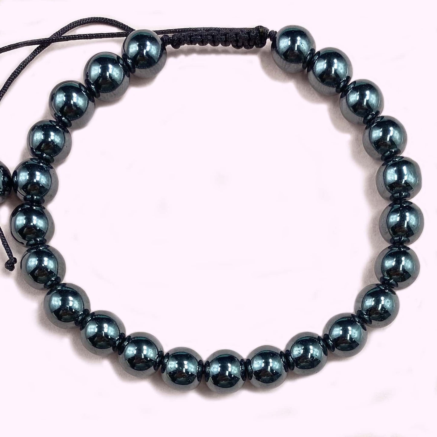 Hematite for Weight Loss Braided Rope Crystal Bracelet