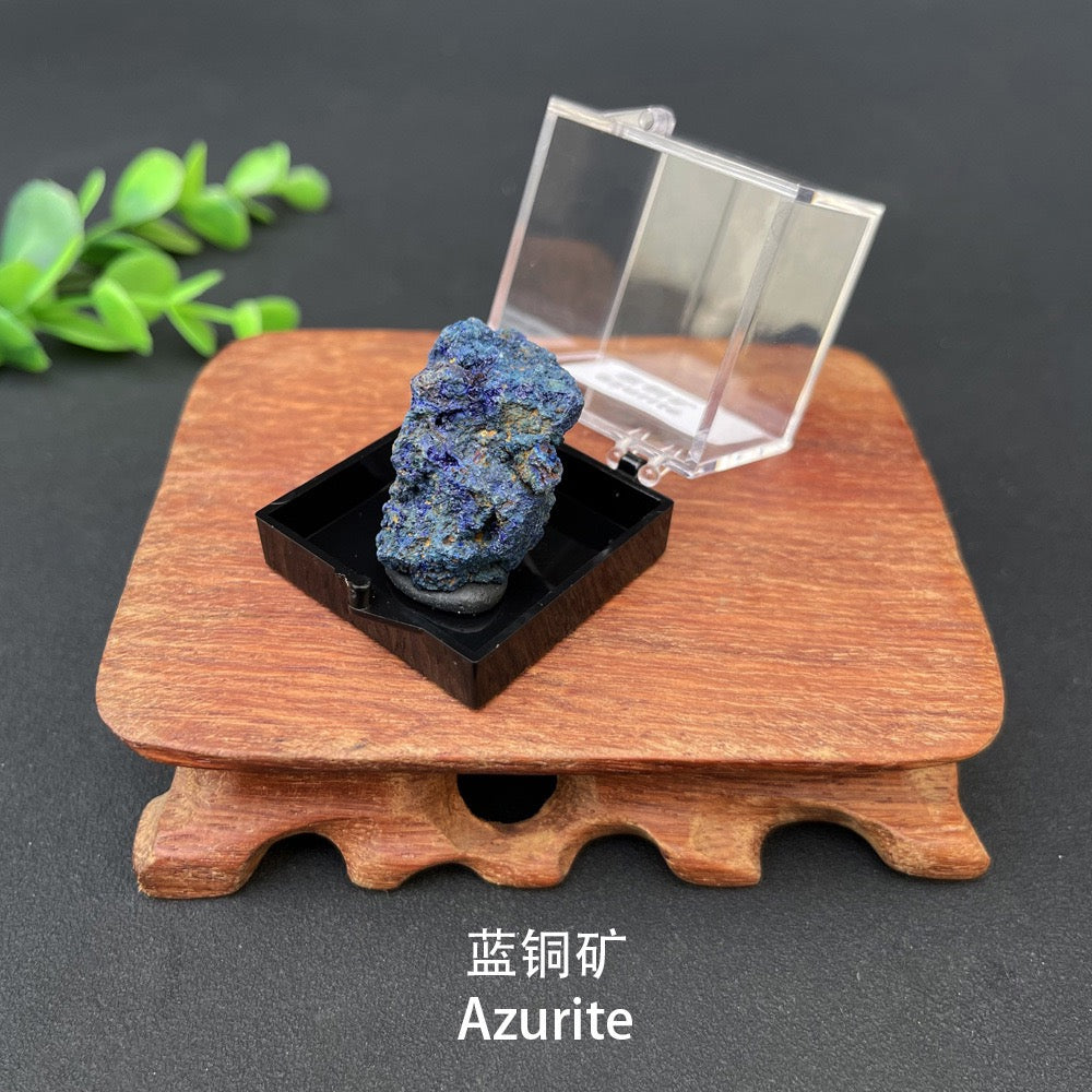 Micro Mineral Box Raw Crystal GemstoneCollection Box