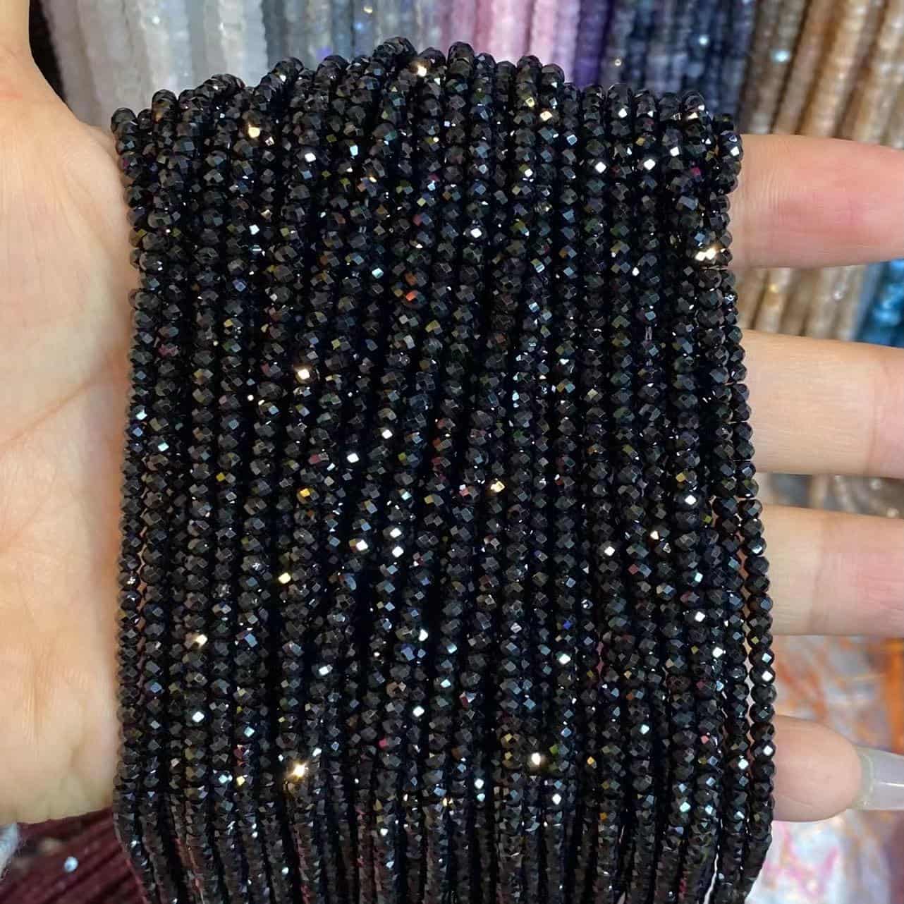 Faceted Rondelle Beads 2x3mm 3x4mm Gemstone/Quartz/Jasper/Agate