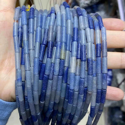 Tube Shape Aventurine Beads