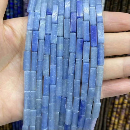 Tube Shape Aventurine Beads