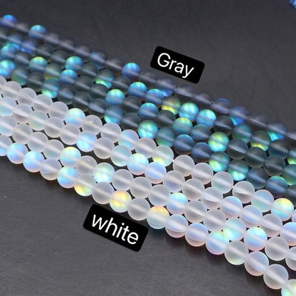 Mystic Aura Quartz Beads, Aurora Borealis Crystal 6-12mm