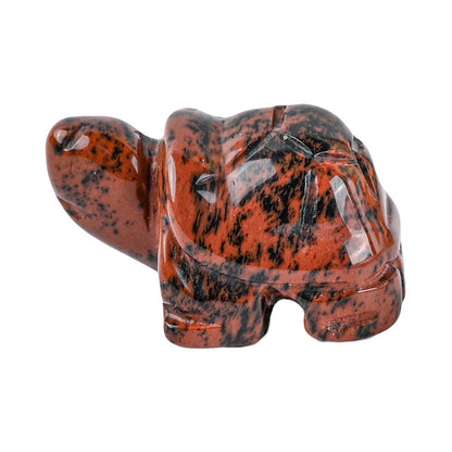 Turtle Statue Hand Carved Animal Figurine