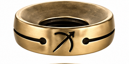 Zodiac Signs Bronze Color Spacer Finding for DIY Jewelry Making