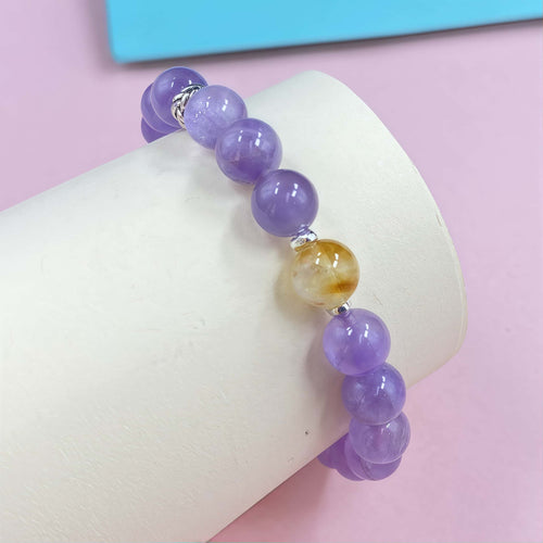 Amethyst Crystal Bracelet for Focus and Concentration