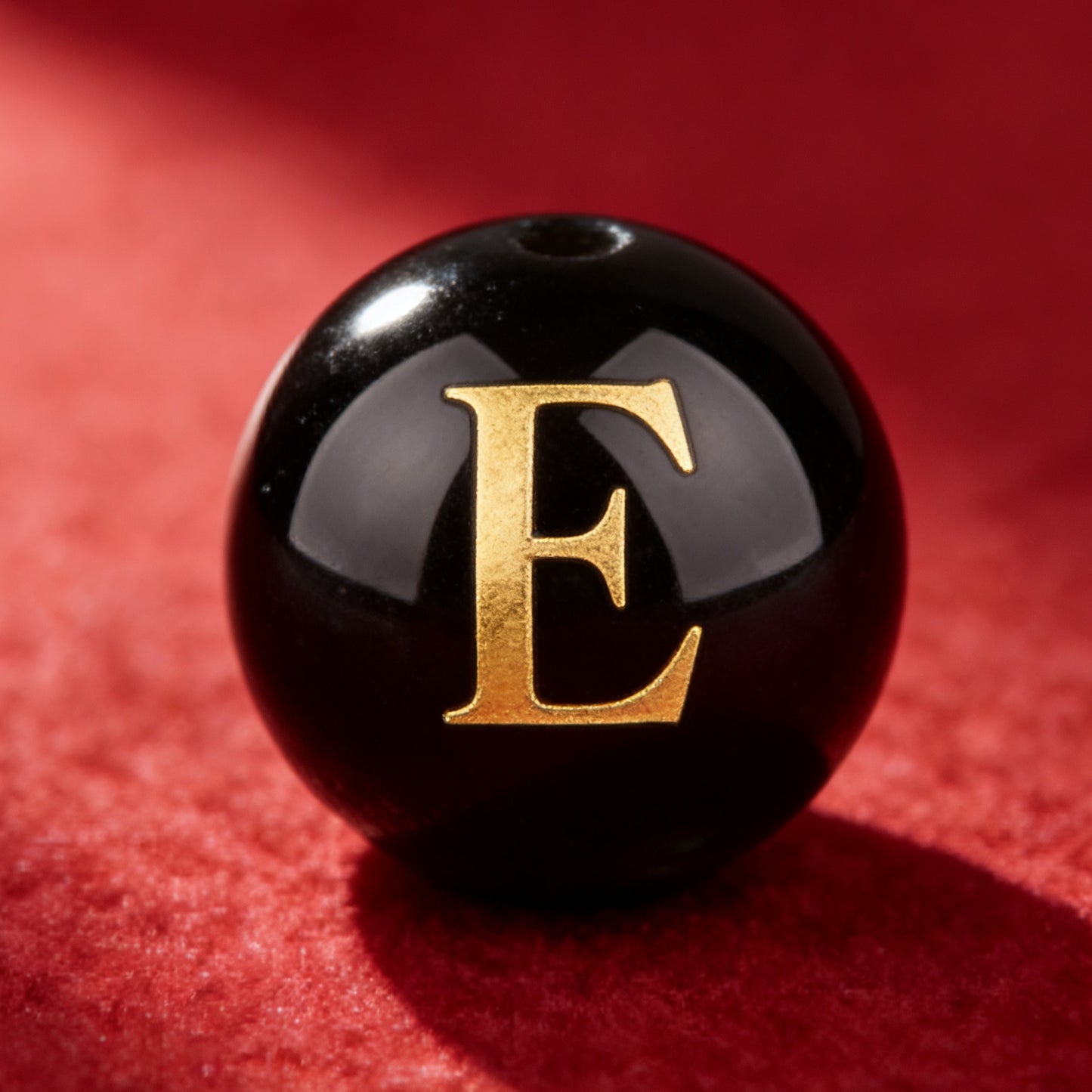 Natural Red Agate Beads - 26 Alphabet Loose Beads for Engraving Customization DIY