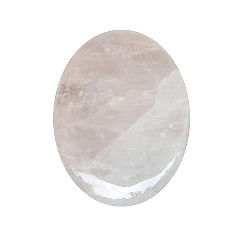Oval Palm Stone, Polished Oval Gemstone Pocket Palm Stone Gift