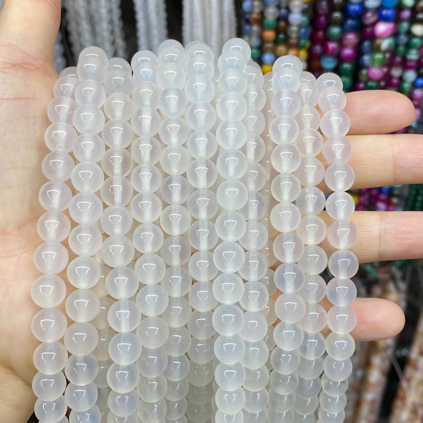 #1 Round Aagte Beads 6mm/8mm/10mm/12mm