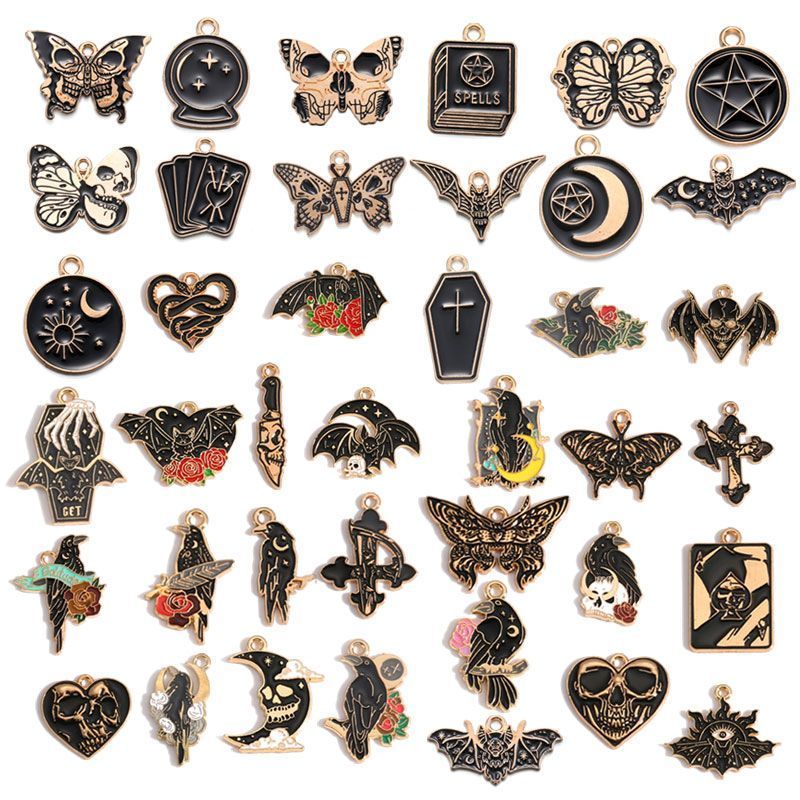 Gothic Black Theme Collection Jewelry Making Findings Charm