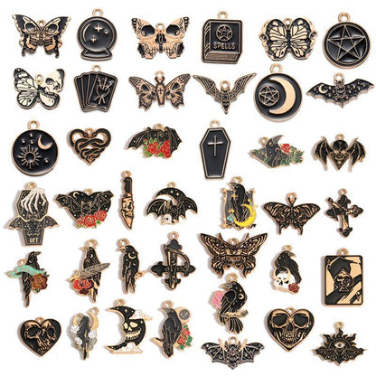 Gothic Black Theme Collection Jewelry Making Findings Charm