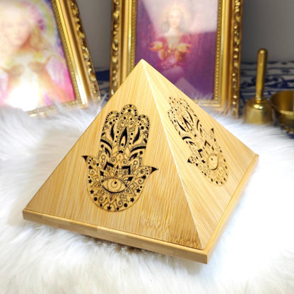 For Sage or Incense Sacred Geometry Hollow Healing Box
