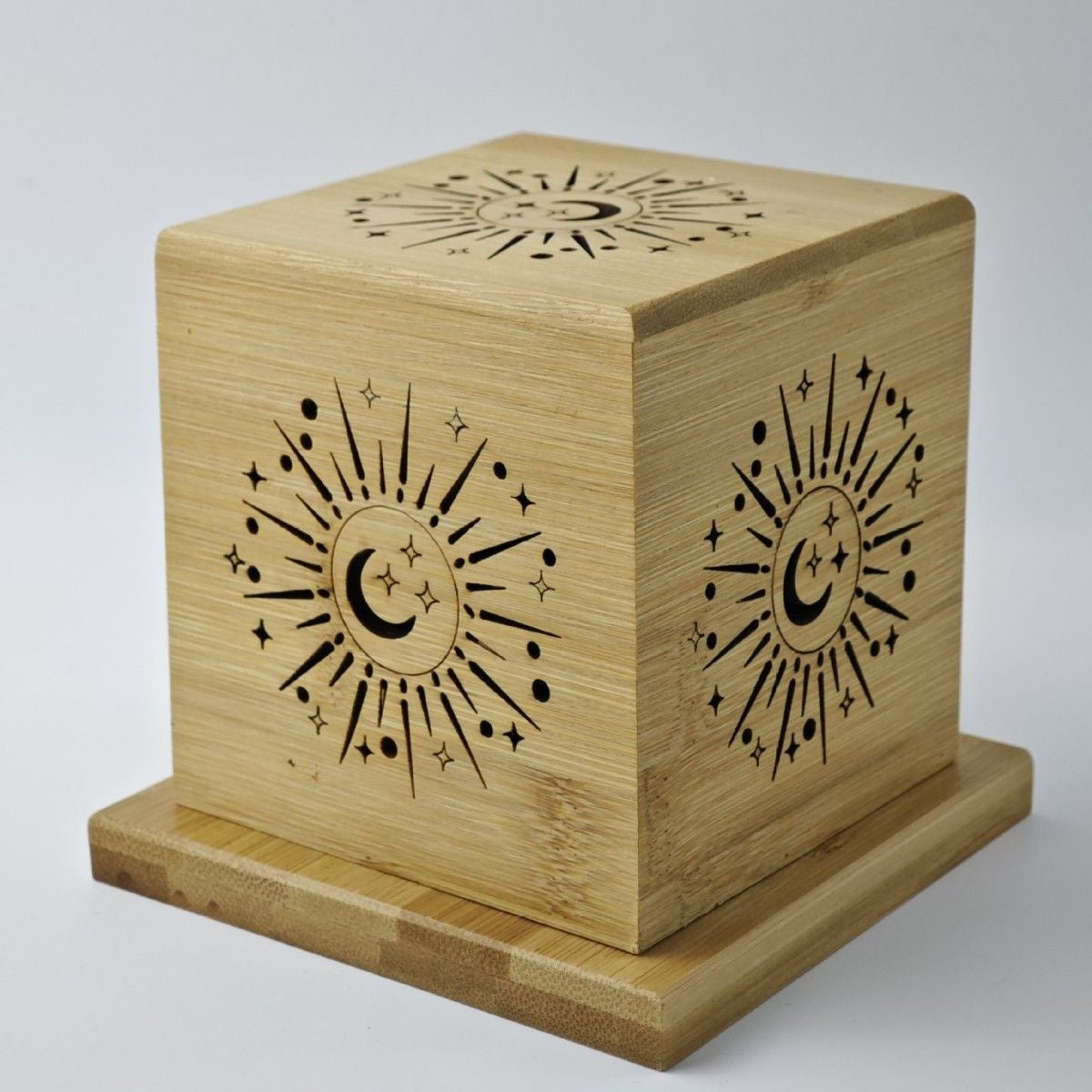 For Sage or Incense Sacred Geometry Hollow Healing Box