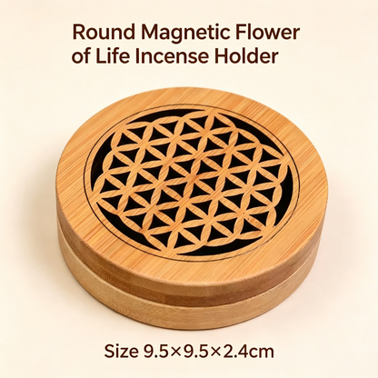 For Sage or Incense Sacred Geometry Hollow Healing Box