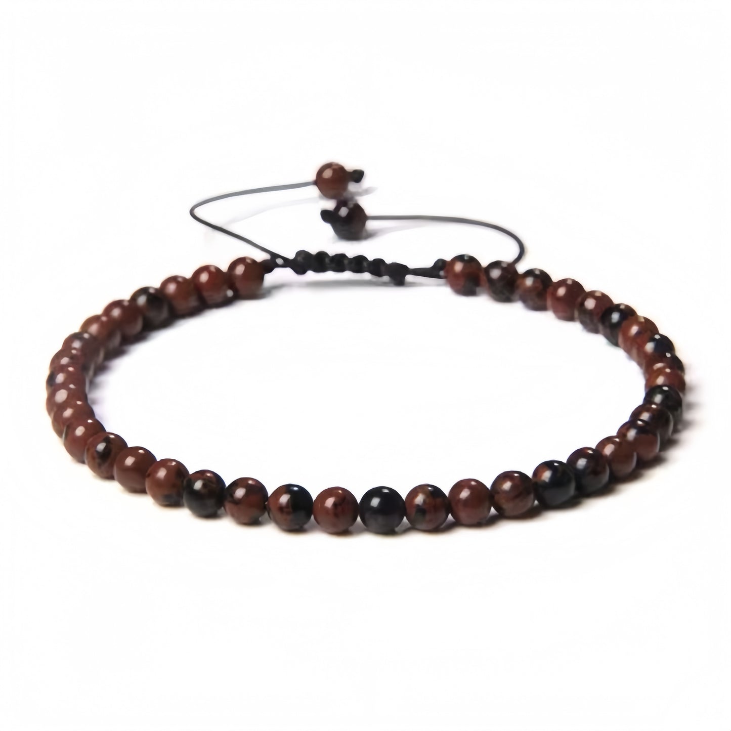 Beads Bracelet Adjustable Rope String Braided Bracelets 4mm 6mm 8mm