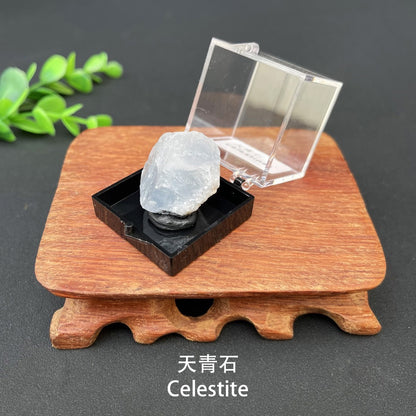 Micro Mineral Box Raw Crystal GemstoneCollection Box
