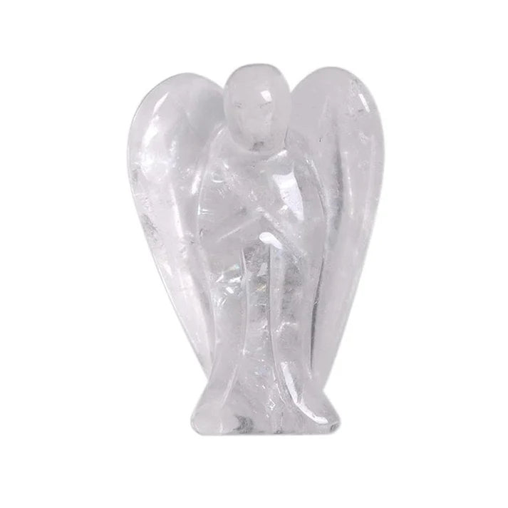 Angel Figurine Clear Quartz