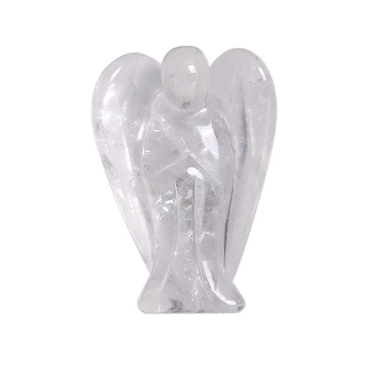 Angel Figurine Clear Quartz