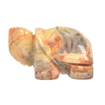 Turtle Statue Hand Carved Animal Figurine