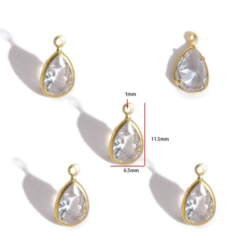 5PCS Crystal Collection Jewelry Making Findings Charm