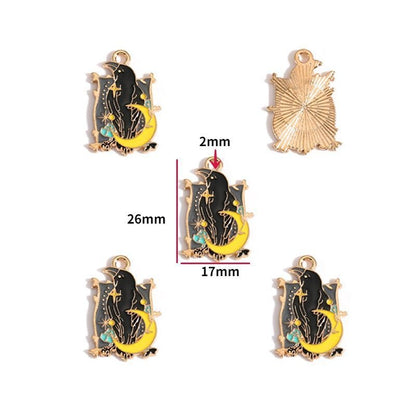 Gothic Black Theme Collection Jewelry Making Findings Charm