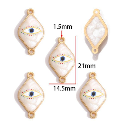 Evil Eyes Spacer Jewelry Making Findings for All Use