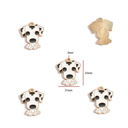 5PCS Colorful Poppy Collection Jewelry Making Findings Charm