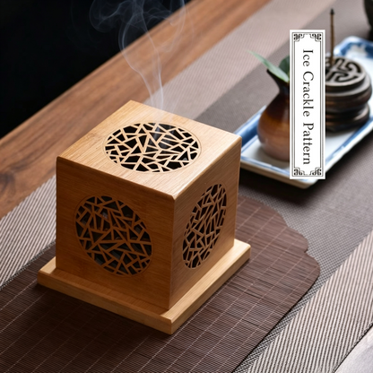 For Sage or Incense Sacred Geometry Hollow Healing Box