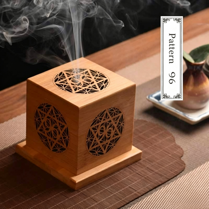 For Sage or Incense Sacred Geometry Hollow Healing Box