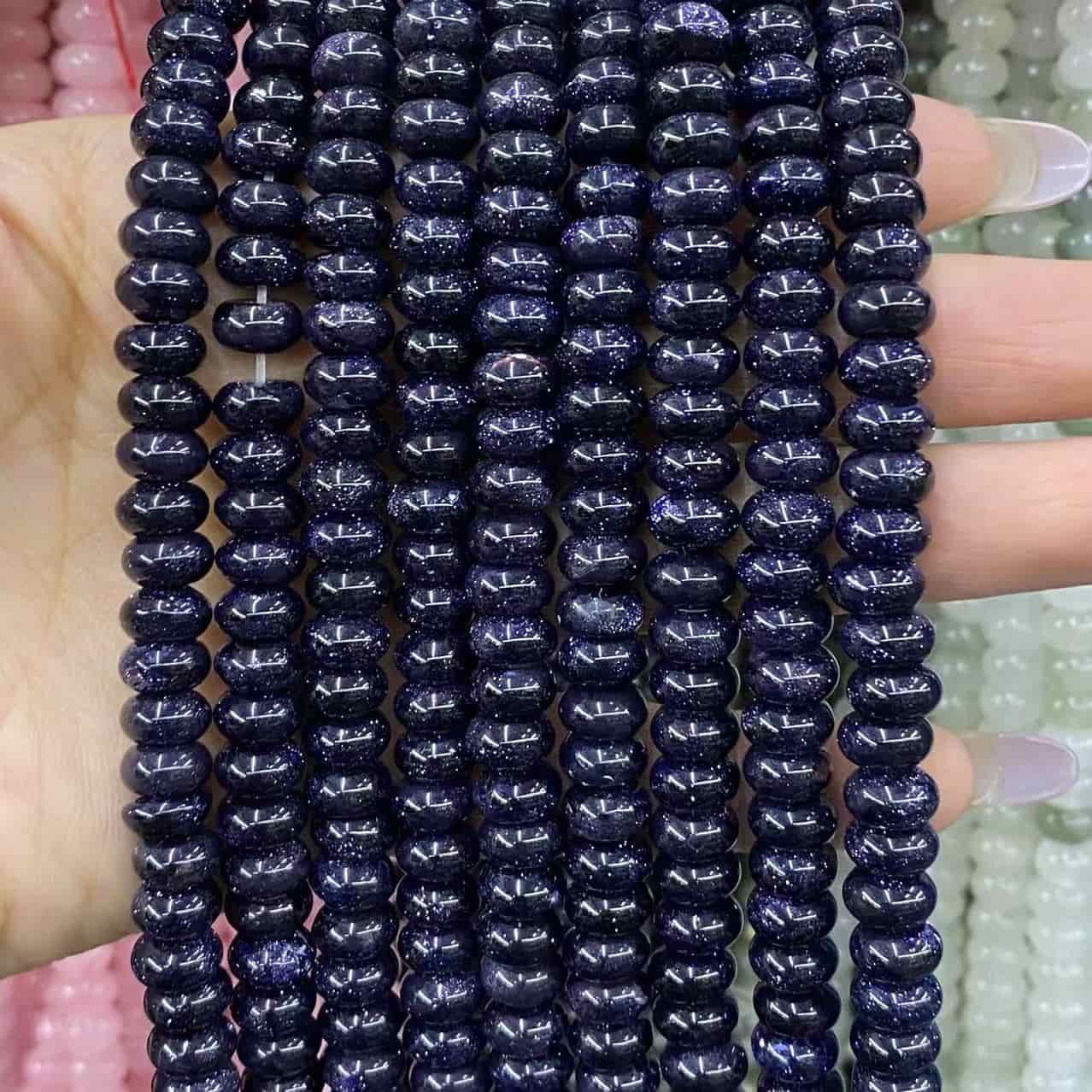 Round Rondelle Beads 2x4mm 4x6mm 5x8mm Quartz/Jasper/Agate