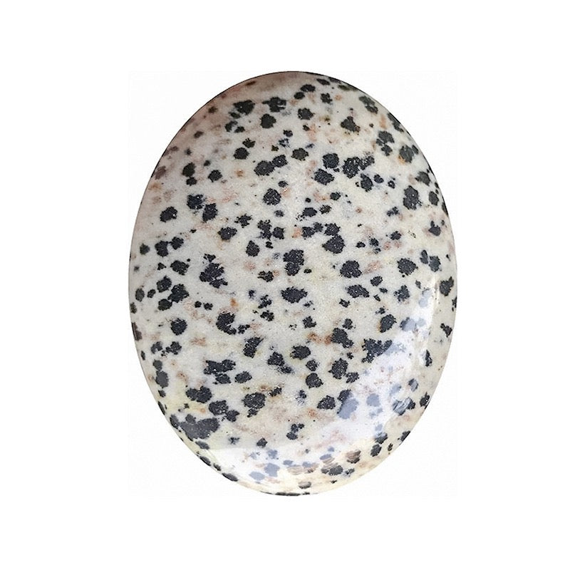 Oval Palm Stone, Polished Oval Gemstone Pocket Palm Stone Gift