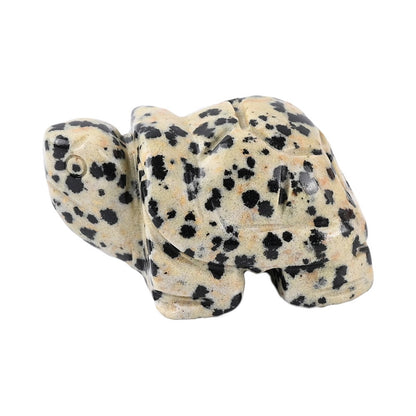 Turtle Statue Hand Carved Animal Figurine