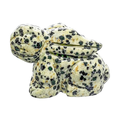 Rabbit Statue Hand Carved Animal Figurine