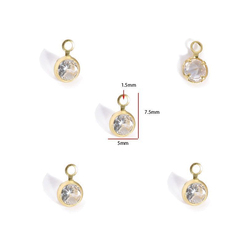 5PCS Crystal Collection Jewelry Making Findings Charm