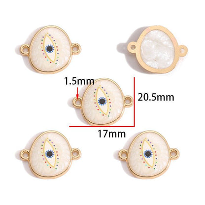 Evil Eyes Spacer Jewelry Making Findings for All Use