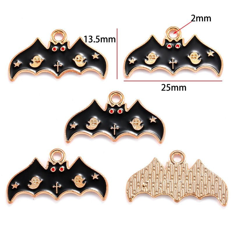 5PCS Halloween Style Theme Jewelry Making Findings Charm #2