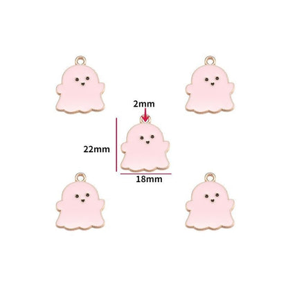 5PCS Halloween Style Theme Jewelry Making Findings Charm #1