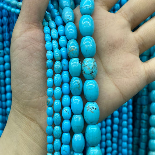 Rice Shape Turquoise Beads
