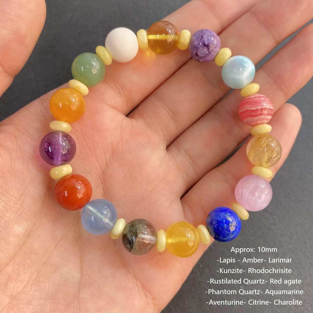 Natural Designer Healing Crystal Bracelet Mutiple Styles