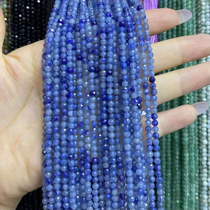 2mm 3mm 4mm Faceted Round Aventurine Beads