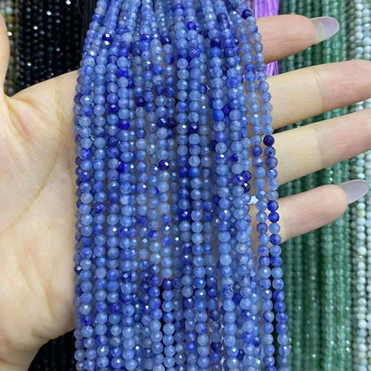 2mm 3mm 4mm Faceted Round Aventurine Beads
