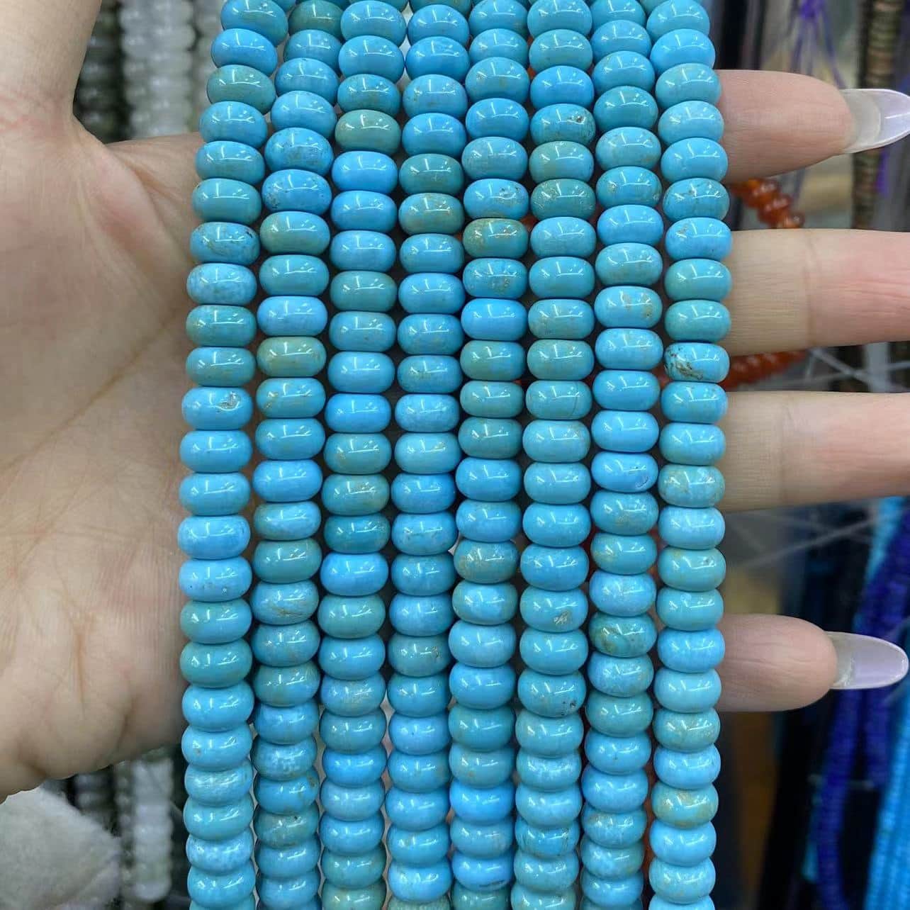 Round Rondelle Beads 2x4mm 4x6mm 5x8mm Quartz/Jasper/Agate