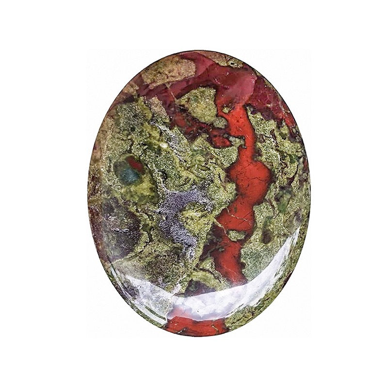 Oval Palm Stone, Polished Oval Gemstone Pocket Palm Stone Gift