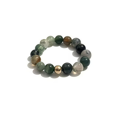 3mm Multi Round Bead Ring Elastic Rings Stackable