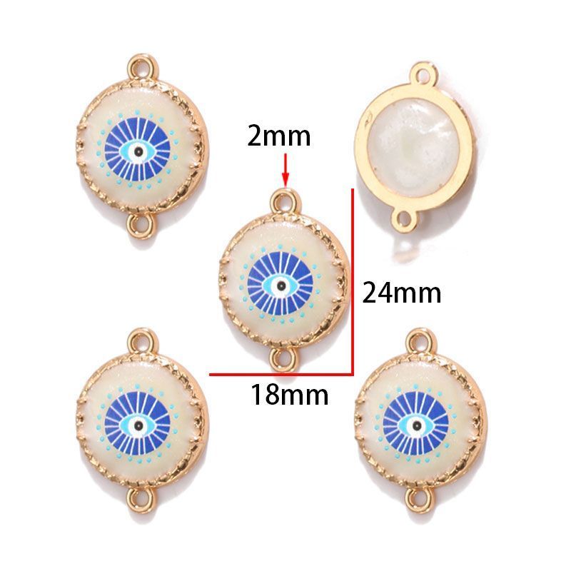 Evil Eyes Spacer Jewelry Making Findings for All Use