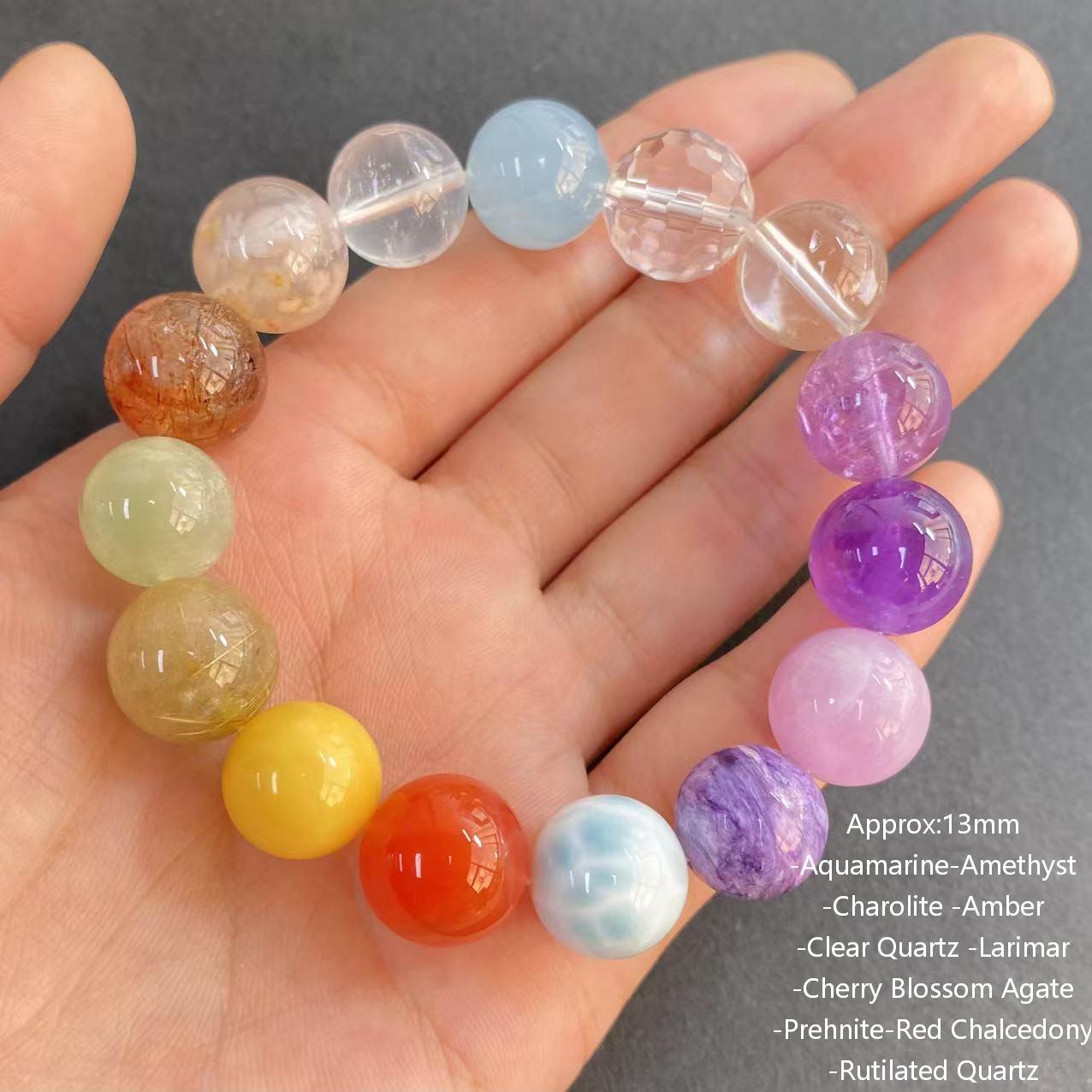 Natural Designer Healing Crystal Bracelet Mutiple Styles