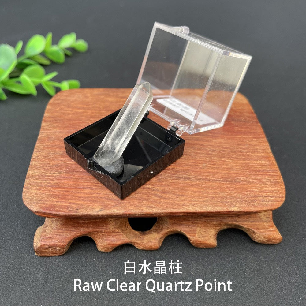 Micro Mineral Box Raw Crystal GemstoneCollection Box