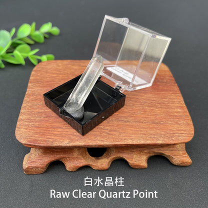 Micro Mineral Box Raw Crystal GemstoneCollection Box