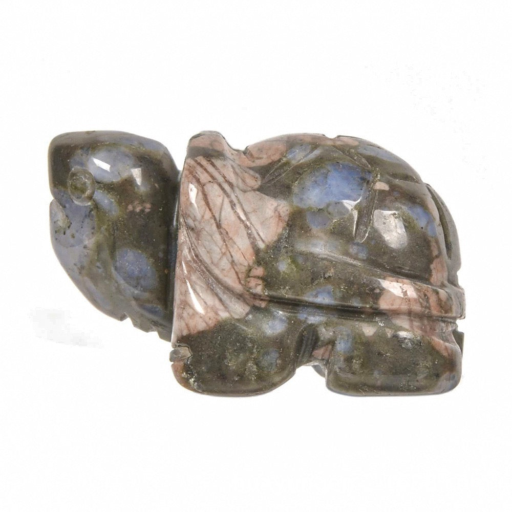 Turtle Statue Hand Carved Animal Figurine